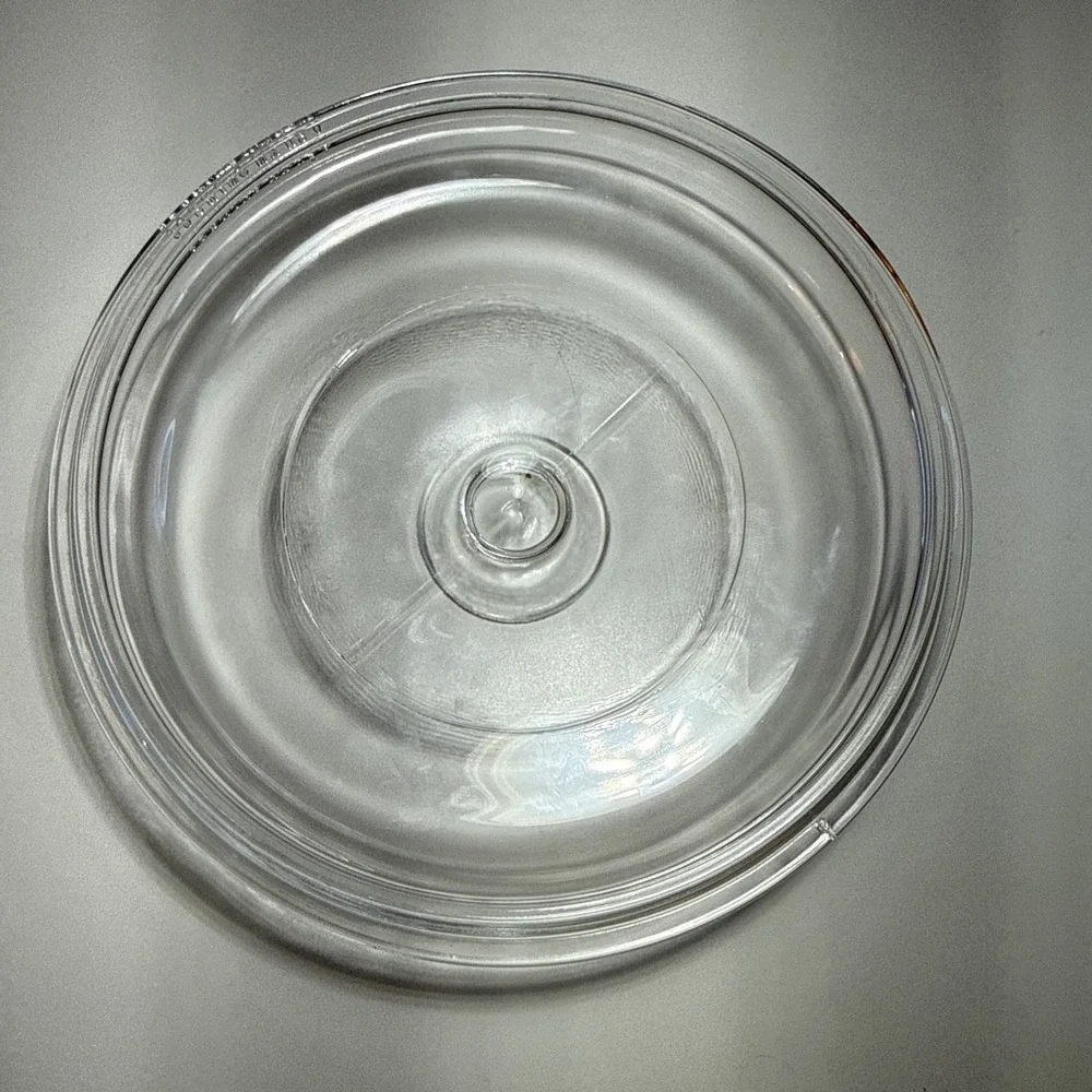 Vintage CORNING Clear Glass NY USA #9 ~ 7‎ 1/2